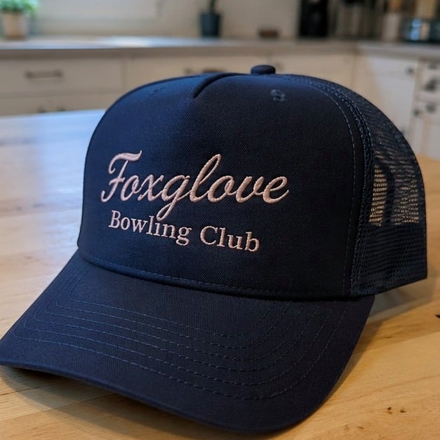 Custom bowling hats — customer photo