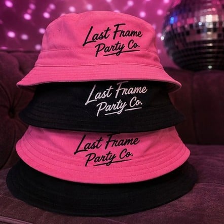 Customized bowling hats for bachelor and birthday parties