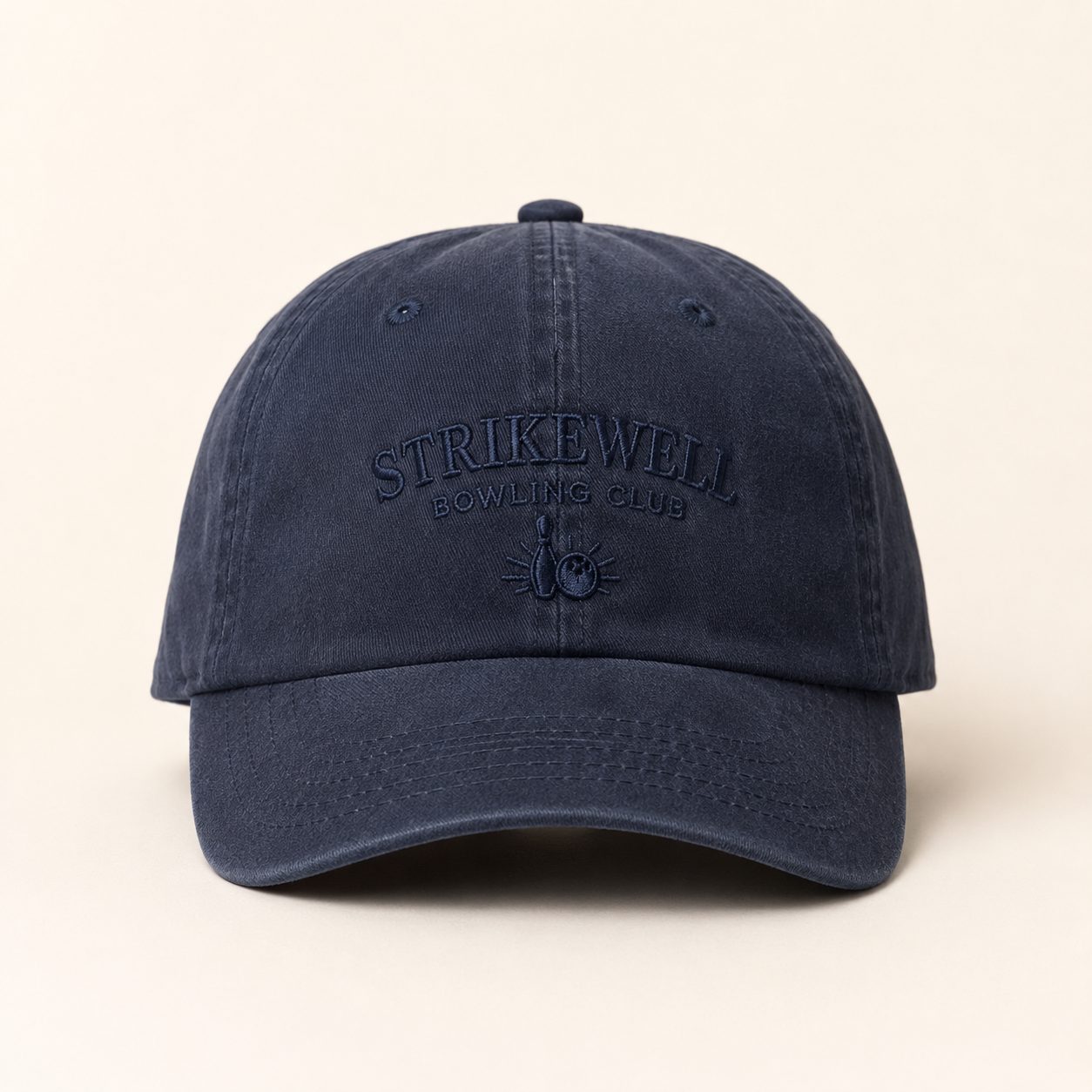 Custom trucker mesh cap for bowling teams